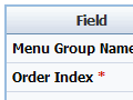 Editing Menu Group