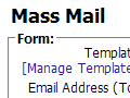 Mass Mail - General View Mass Mail - General View