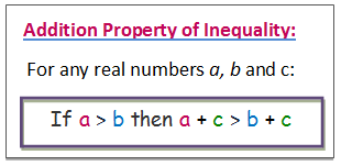 addition property of equality